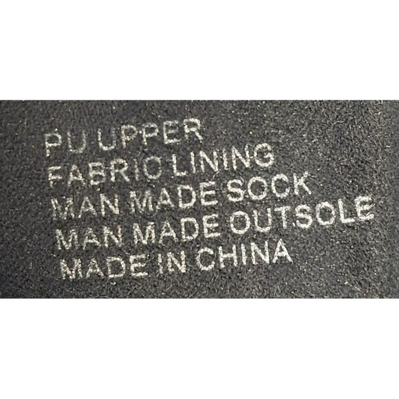 NEW Black Studded Stiletto Boot Geometric Heel Size 7.5 Faux Leather - Picture 12 of 13